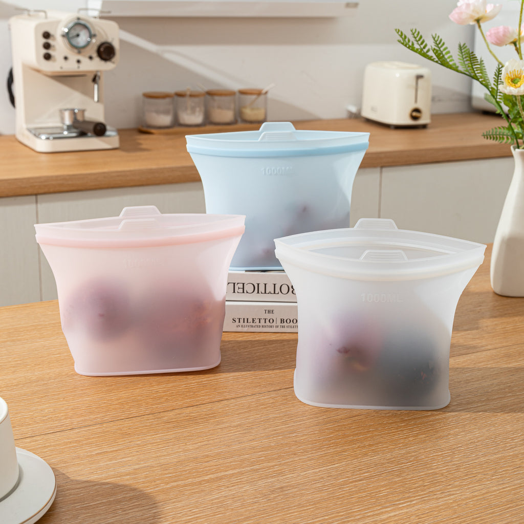 Self-Standing Silicone Food Storage Bag
