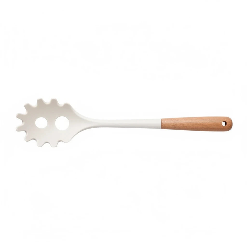 Wooden Handle Silicone Cooking Utensils