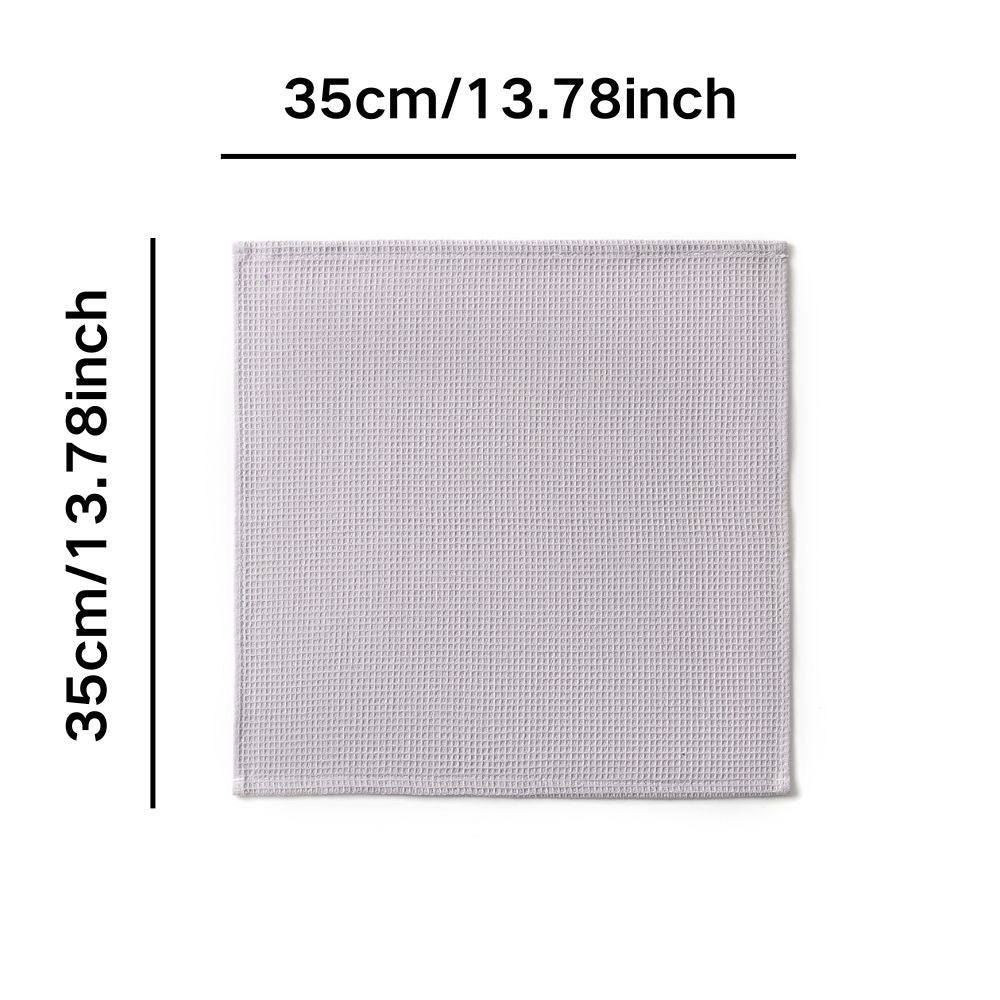 Waffle-Weave Cotton Tea Towels